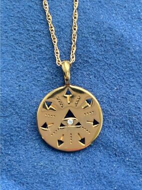 Evil eye Missoma pendant only  in gold vermeil